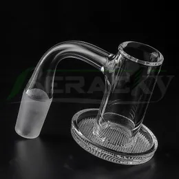 DHL Beracky Full Weld Smoking Quartz Charmer Banger 20mmd Grid Blend