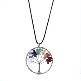 Pendant Necklaces Natural Stone Pendant Jewelry Pure Manual Necklace Ms Drop Delivery 2021 Necklaces Pendants Dh7Yr