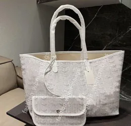 3A Tasarımcı Tote Çanta Omuz Crossbody Lüks Deri Mini PM Kadın Plaj Çanta Tohumları Lüks El çantası Beyaz Haç Vücut Moda Alışveriş 2 PCS Kompozit Çanta