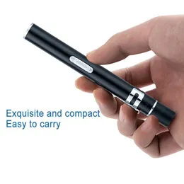 Taschenlampen Taschenlampen Medizinische USB Wiederaufladbare Pflege Handliche Stift Licht Mini LED Taschenlampe Lampe Mit Edelstahl Clip Tasche Led L221014