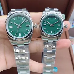 Turkuaz kadın saati otomatik saatler Safir 31/36/41mm mekanik paslanmaz çelik ışıklı aşıklar montre Blue Oyster sürekli hareket Su geçirmez saatler