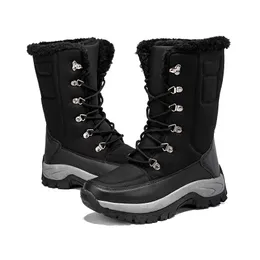 Super Light Warm Plush Snow Boots Женские большие открытые хлопчатобумажные туфли размер EUR36-42