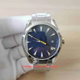 Heta artiklar MENS Titta på klassisk 41,5mm Aqua Terra 150m Bond 007 Sapphire Luminova Watches Cal.8500 rörelse Mekaniska automatiska armbandsur 2 års garanti