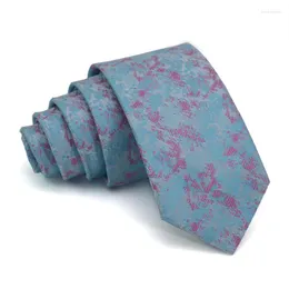 Bow Ties High Quality 2022 Brand Mens Tie Fashion Formal Floral Print Neck For Men Business Dress Suit Necktie Korean Style