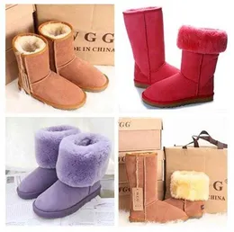 2022 buty śniegu kobiety buty U5815 U5825 Wysokie Krótkie utrzymanie ciepłego bezpłatnego przecieżu z kartą do kurzu.
