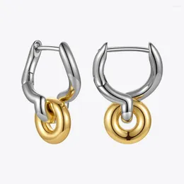 Stud Earrings ENFASHION Wheels For Women Irregular Piercing Earings 2022 Gold Color Fashion Jewelry Christmas Brincos E211296