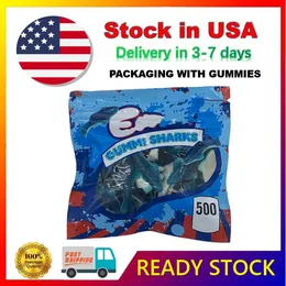 USA Warehouse Prfilled D9 Edibles Gummies Packaging Bags Candy EDibles 600 mg Stora många typer med paket tillverkade och skepp från USA