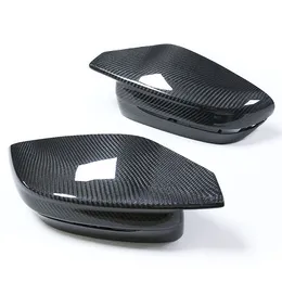 Car Rearview Side Wing Mirror Cover for BMW 3 4 Series G80 G82 G83 M3 M4 LHD Carbon Fiber Style Covers Cap