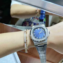 PAKTERY 5711 8 mm CAL324C Luksusowe zegarki dla mężczyzn Pate Philipp Baida Invi Large Dial Steel Band WatchWristwatches Fashion Watch Nautilus