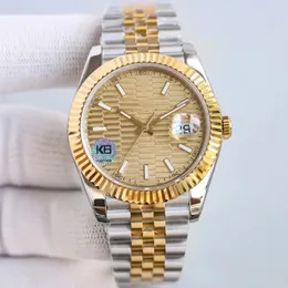 With original box Mens Automatic Mechanical Watch FULL Stainless Steel gold Rome Number Face Big Date Men Sapphire Glass Super Luminous waterproof montre de luxe