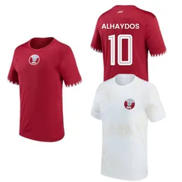 2022 2023カタールサッカージャージナショナルチームAfif Ali Hatem Haydos Boudiaf Hassan Muntari Khoukhi Home Away Football Shird Kids Kit