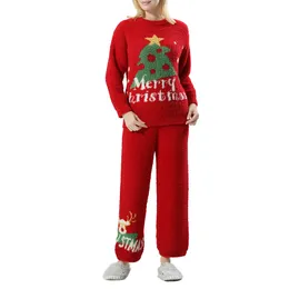 Weihnachtspyjama für Erwachsene und Kinder, Heimkleidung, Familien-Match-Pullover, Mutter und Tochter, Weihnachtsmann, Elch, Weihnachts-Sweatshirt-Outfits HT1933