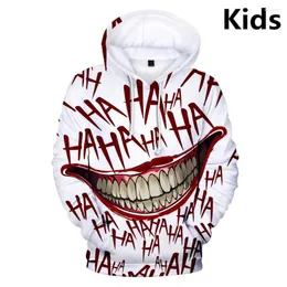 Hoodies masculinos de 3 a 14 anos infantil infantil de capuz 3d meninos meninos adolescentes roupas de vestuário de roupas de vestuário