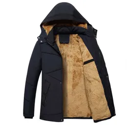 Giacche da uomo LIONJUMP Cappotto imbottito invernale Giacca imbottita invernale da uomo di media lunghezza per persone di mezza età e anziani Giacca da uomo slim fit stile coreano G221013