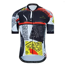 Yarış Ceketleri Keyiyuan Hombre Ciclismo Jersey Maillot MTB Triatlon Bicicleta Camisa Bisiklet Ekipmanları