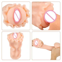 Itens de Beleza 4D Dispositivo Famoso Molde Invertido Masturbação Masculina Simulação Suave Vagina Entrada Copo de Aeronave Suprimentos para Adultos