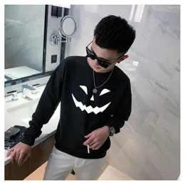 Męskie bluzy z kapturem Harajuku Halloween Hoodie Hoodie Streetwear Thin Hip Hop Bluza Mężczyzn Mode Tops Casual Funny Autumn Devil Male