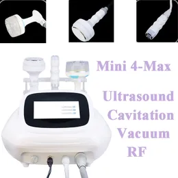 미니 4-max 초음파 슬리밍 머신 얼굴 진공 RF 40K 캐비테이션 3D 진공 지방 연소 셀룰 라이트 감소 안면 리프팅