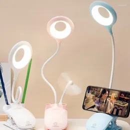 Tischlampen Lampe LED Schreibtisch Touch Clip Studie Flexible Schwanenhals Desktop USB Licht Wiederaufladbare Lesebuch Nacht Geschenk