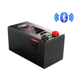 LiFePO4-Akku 12V200Ah mit Bluetooth-Solarenergiespeicher Haushaltsstrom Photovoltaikanlage Golfwagen Camper Roboter