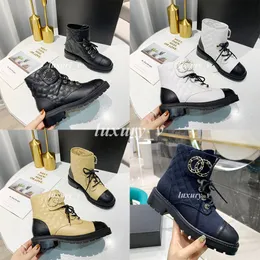 Designer Boots Classic Women Crystal Calf Leather Ankle Boots Desert Strap Fashion Rois Boot Luxury Non-slip Winter Shoes Size 35-40