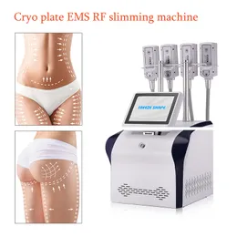 Cryo skin Body Sculpting Freeze Shape Slimming Machine Cool Fat Freezing 4 Pads Cryo EMS RF Technology Cellulite Reduction