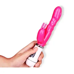 ビューティーアイテムbrinquedos adultos vibrador sexyo brinquedo duplo haste masturbao coelho utenslios andulto produto para mulher