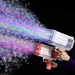 Nowate Games Bubbles Machine 69 Holy Bubble Gun Rakiet Rakiet Kształt Automatyczne zabawki mydlane dla dzieci