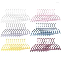 Cabides racks 10pcs de plástico para roupas de roupas sem costura de roupas de rack de traje de pêlo