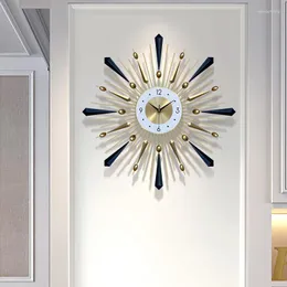 Relojes De Pared Reloj Simple grande diseño moderno sala De estar mecanismo creativo silencioso Reloj De Pared decoración del hogar 50
