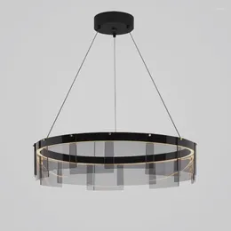 Anhängerlampen moderne vertraglich vertraglich vertragliche Glas Wohnzimmer LED Kronleuchter postmoderne nordische Persönlichkeit Dining Schlafzimmer Lichter