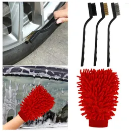 Set di pennelli per dettagli in spugna per auto Spazzole per la pulizia Trapano per scrubber elettrico per strumenti per la pulizia della polvere sporca di cerchi in pelle