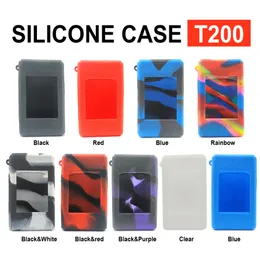 E-cigarette Accessories Protect Silicone Case Cover For Geekvape Aegis T200 Kit 9 Colors OPP Package