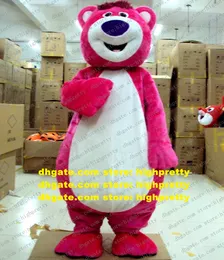 Pink Lotso Bear Mascot Costume Adult Cartoon Strój postaci Inauguracyjne rocznice wielkie otwarcie CX4013