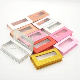False Eyelashes 도매 20/팩 속눈썹 포장 상자 커스텀 로고 가짜 cils 가짜 3D 밍크 래쉬 박스 자기 사각형 케이스 비어 있습니다.