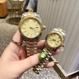 Relojes de amantes de moda 316 acero inoxidable con varios estilos