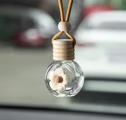 Cartoon Car Air Outlet Bottiglia di profumo Diffusori per aromaterapia Bottiglie Bottiglia di olio essenziale carino in legno Accessori per la decorazione di automobili