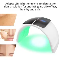 7 cores bio bio pdt led fóton infravermelho cuidados de pele de cabine face máscara de terapia de luz LED PDT para remoção de rugas de clareamento