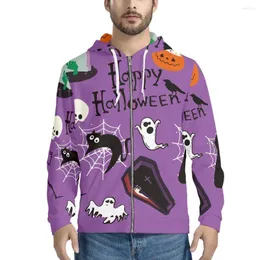 Herren Hoodies Cumagical Skull 3D-Druck Reißverschluss Damen/Herren Kapuzenpullover Sweatshirt Hip Hop Langarm Kapuzenreißverschluss Jacke Mantel Halloween Feiern