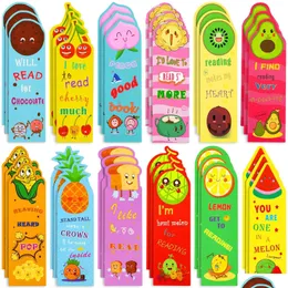 Bookmark Bookmark Scented Bookmarks Scratch And Sniff 12 Styles Fruit Theme Cute For Students Kids Teens Drop Delivery 2022 Brhome Am Dhvqf