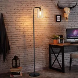 Floor Lamps Depuley Nordic Vertical Metal LED Lamp Glass Shade Brass Pole Arc Tall Lighting For Living Room Bedroom E26 Gold/Black