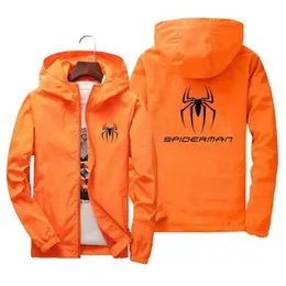 メンズジャケットSpiderean Print 2022は、防水日焼け止めUV Windbreak T221017を持つ男性と女性向けの新しい夏の雨プルーフスリムフィットジャケットを販売しています