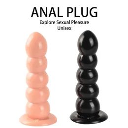 Skönhetsartiklar duen 5 pärlor rumpa plug anal vagina sexiga leksaker för kvinnor män bakgård onanator massager dildo unisexy vuxna produkter fidget