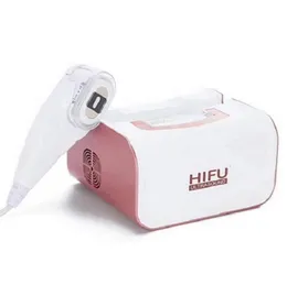 RF Equipment pink 2D hifu mini hfu for home use for face lift eyes wrinkle removal 2 in 1 machine