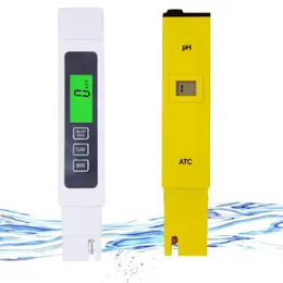 Pocket pH Meter Tester Kvalitetsmåttområde 0 0-14 0ph TDS EC Water Filter Purity Pen for Aquarium Pool Water Laboratory 15%257Z