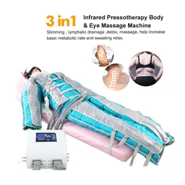 3 в 1 дальний инфракрасный массажер для всего тела портативный нагрев давлением воздуха физиотерапия прессотерапия лимфодренажная машина для похудения тела