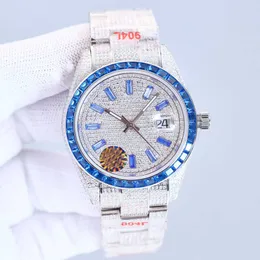 2023QPSO Wristwatches Diamond Watch Mens Mechanical Watch 41mm Stainls Steel Strap Movement Sapphire Waterproof Dign Wristwatch