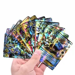 Gra zagraniowa gańska genie zabawki v Vmax Wyświetlacz angielski wersja magiczne karty błyszczące zagraj w game kolekcja 100pcs booster booster dla dzieci zabawka ZM1019