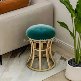 Armazenamento de roupas de armazenamento de luxo de luxo de luxo cadeira de maquiagem banqueta simples ferro simples quarto lede vermelha sala de estar sofá de sapato doméstico alteração