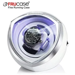 Frucase Watch Winder for Automatic ES Box Display Collector Storage مع الضوء 220429